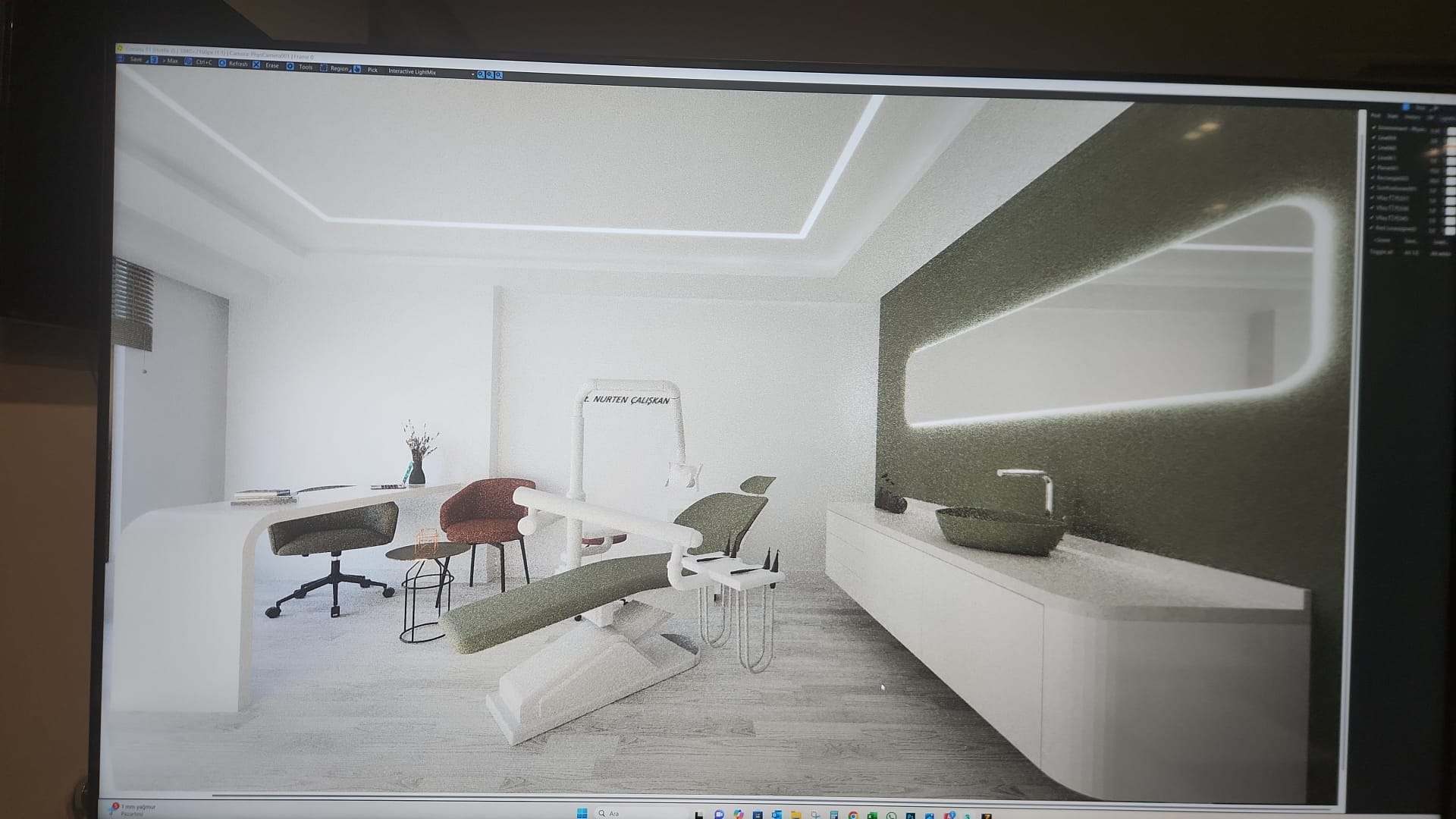 Hoş Geldiniz DentNora diş kliniği giriş ve resepsiyon